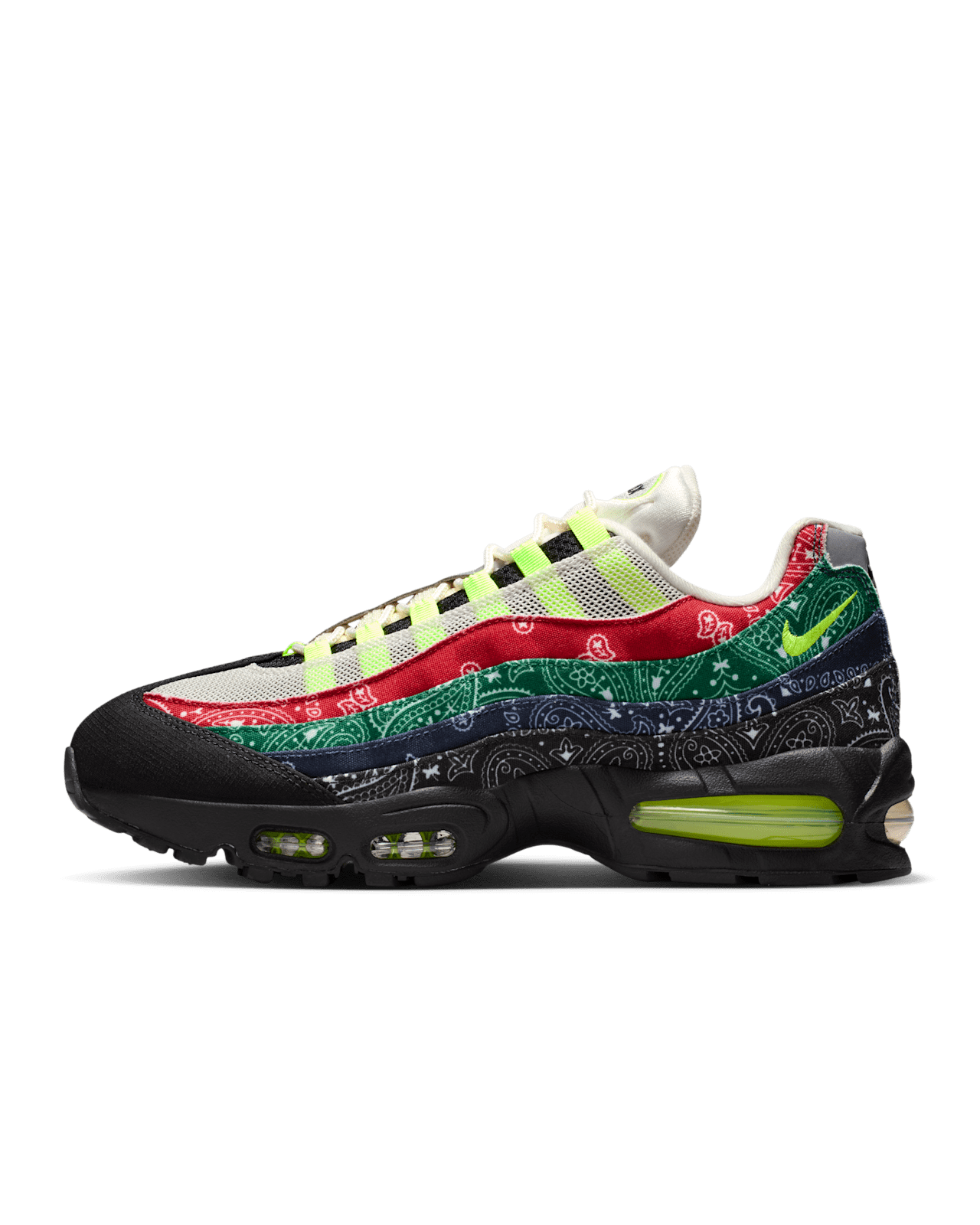 NIKE公式】エア マックス 95 ビッグ バブル 'Volt and University Red